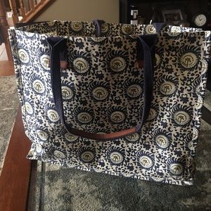 Large canvas tote bag new with tags